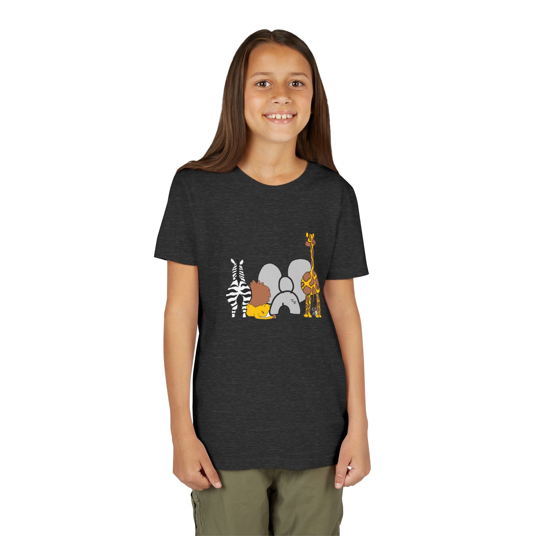 Youth Tee - Animals Front - Elephant