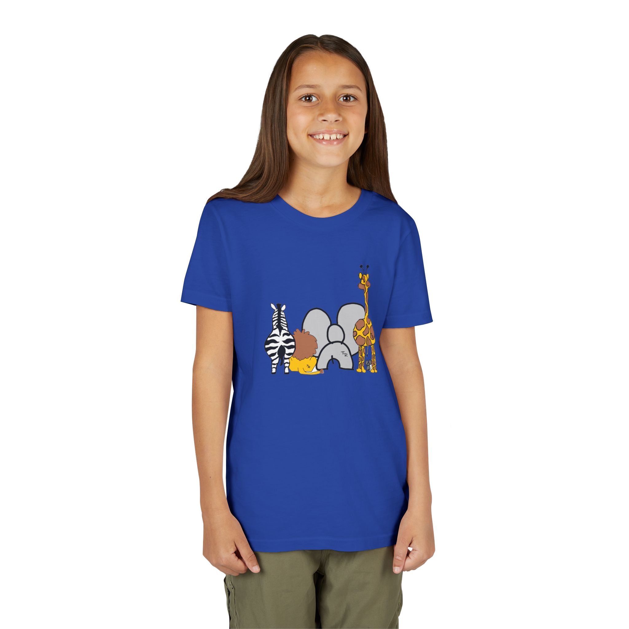 Youth Tee - Animals Front - Elephant