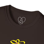 Unisex Softstyle T-Shirt with 'Miss You, Love You' Floral Design - Perfect for Gifts, Casual Wear, Friendship, Love