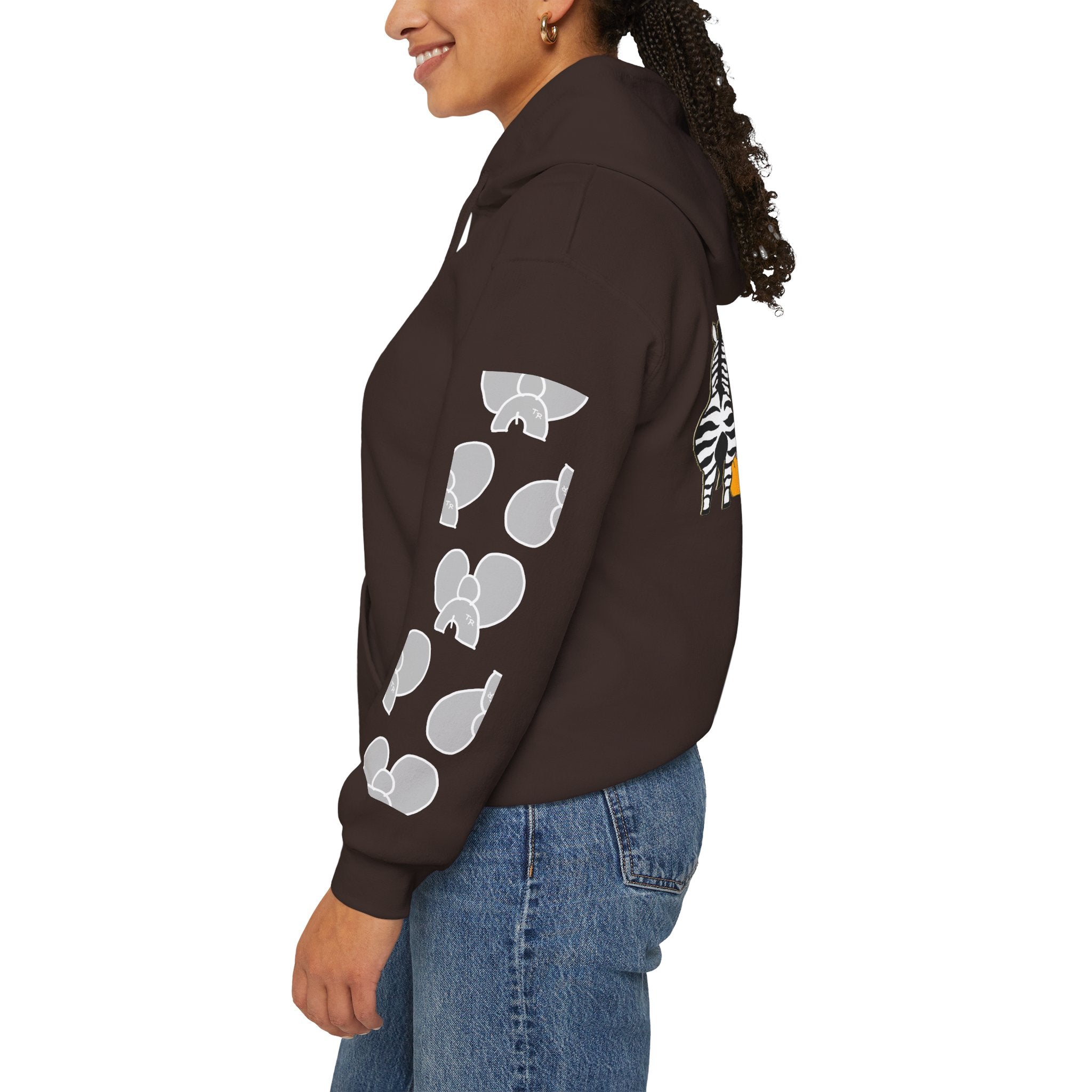 Talleyrand Band Hooded Sweatshirt Text Front/ picture back and picture sleeves