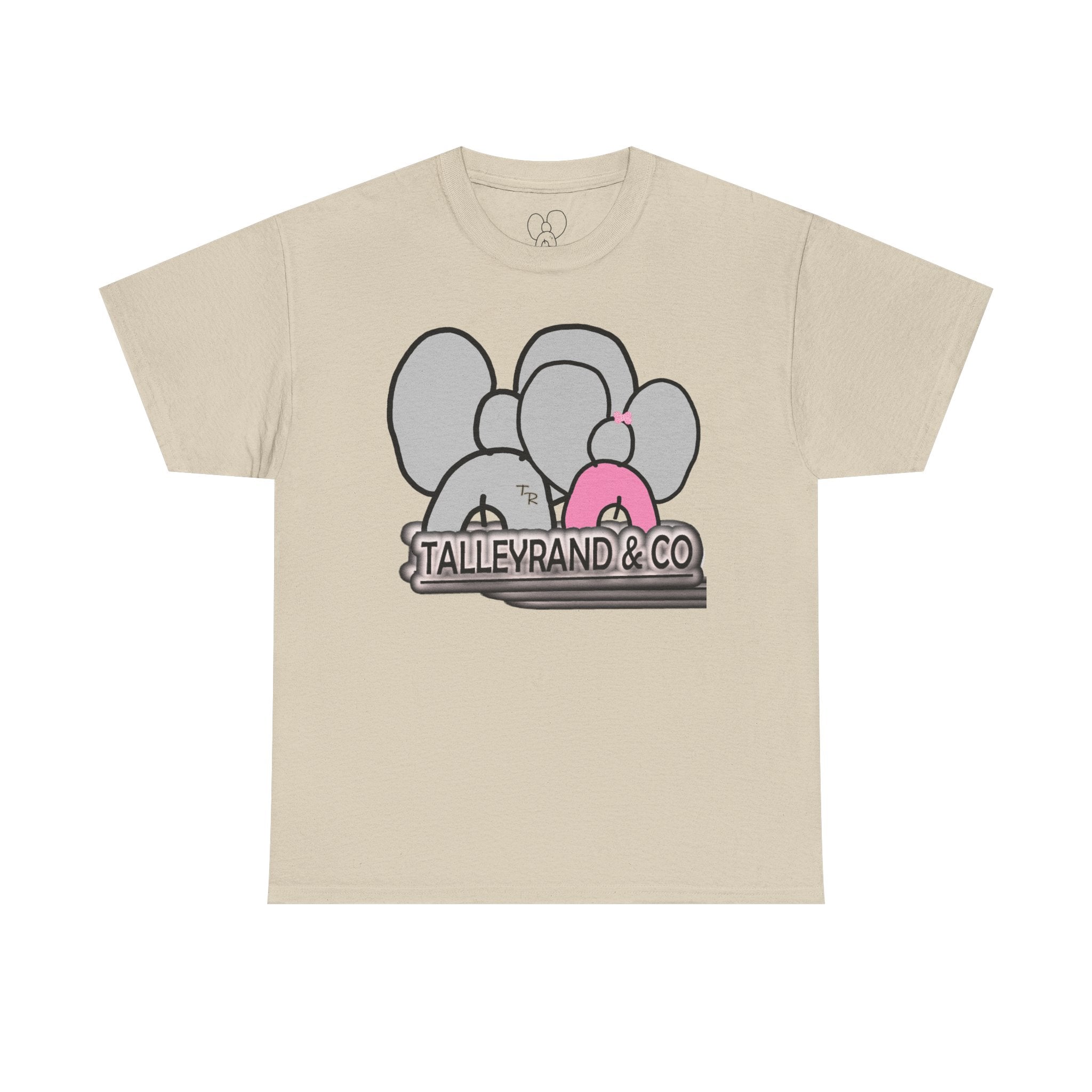 Elephant Crew Graphic Tee — TalleyRand & Co. Cute Pink Accent
