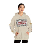 Talleyrand Band Hooded Sweatshirt Text Front/ picture back and picture sleeves