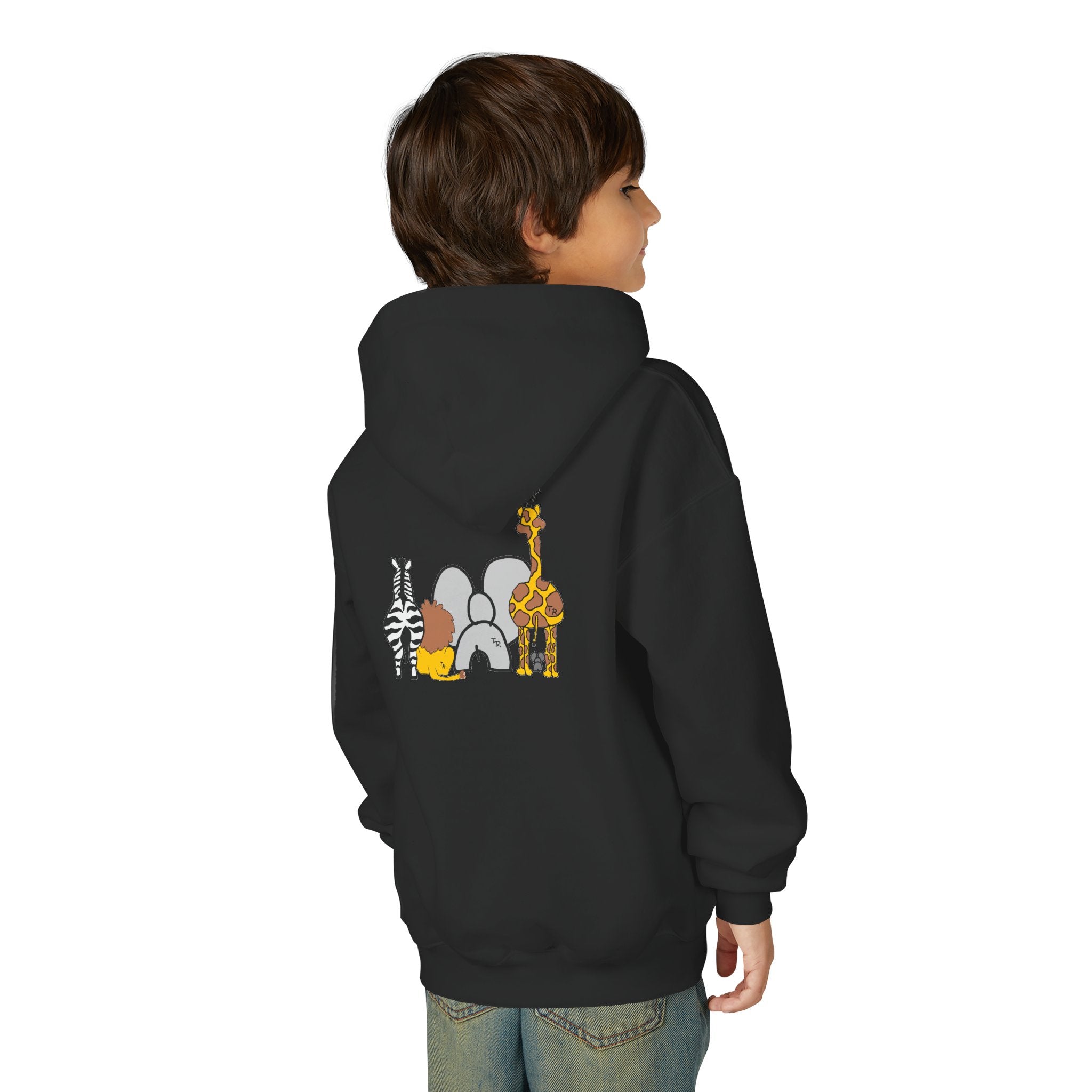Youth Hoodie -TalleyRand Band Front/Animals Back