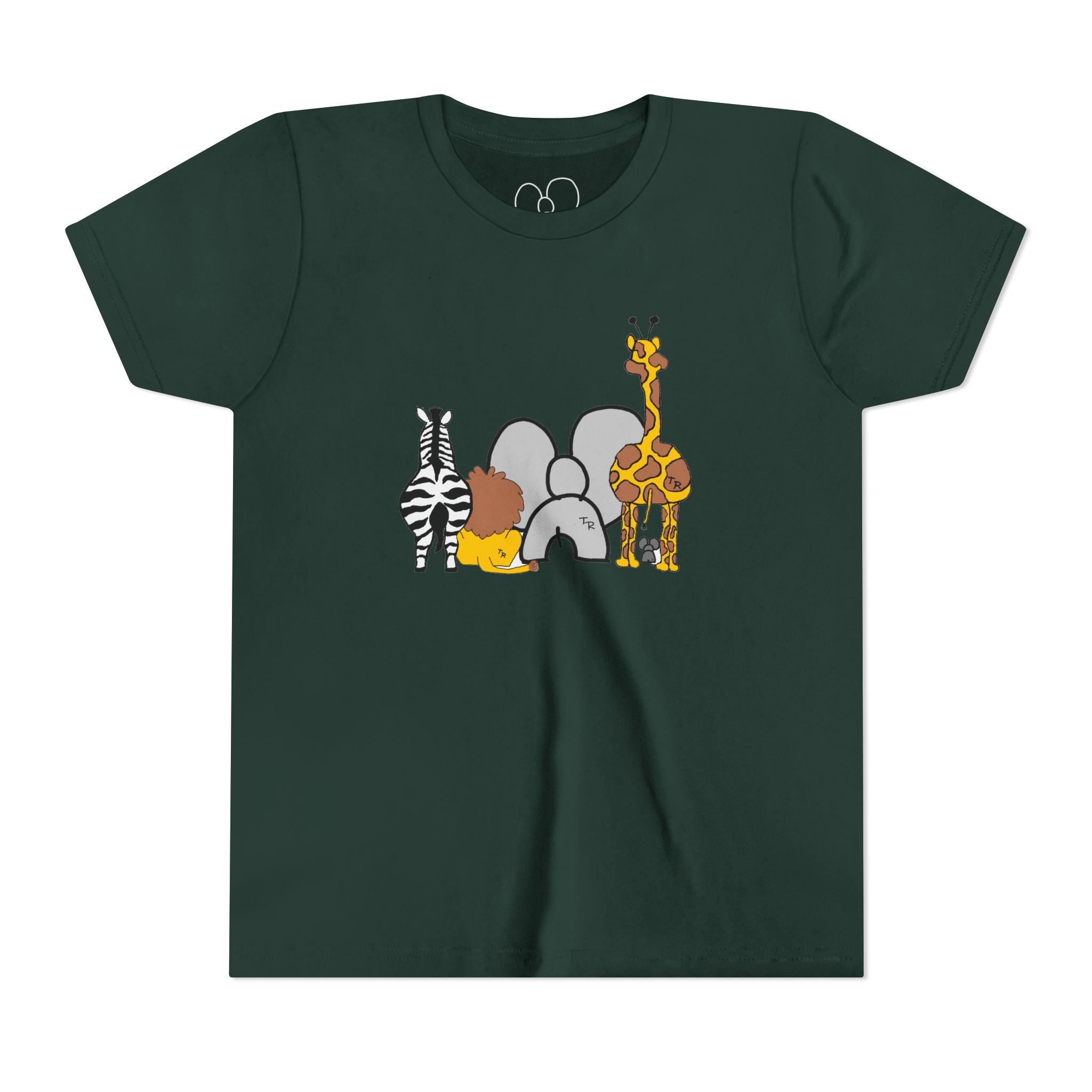 Youth Tee - Animals Front - Elephant
