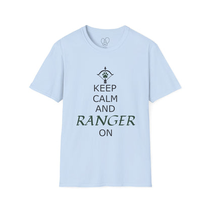 Relaxed Ranger Graphic T-Shirt with Inspiring Quote, Adventure Tee, Nature Lover Shirt, Gift for Outdoorsy Friends, Camping Apparel