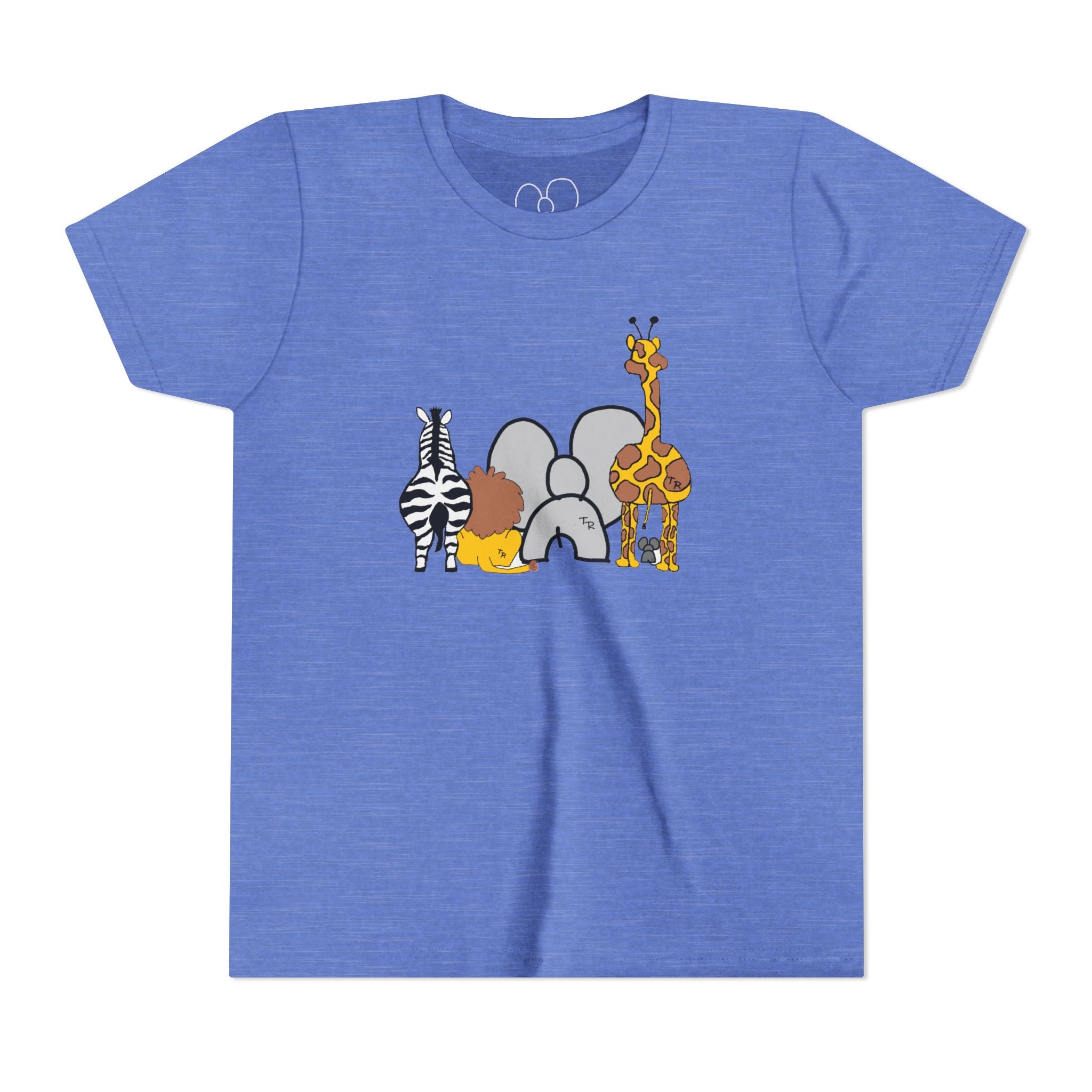 Youth Tee - Animals Front - Elephant