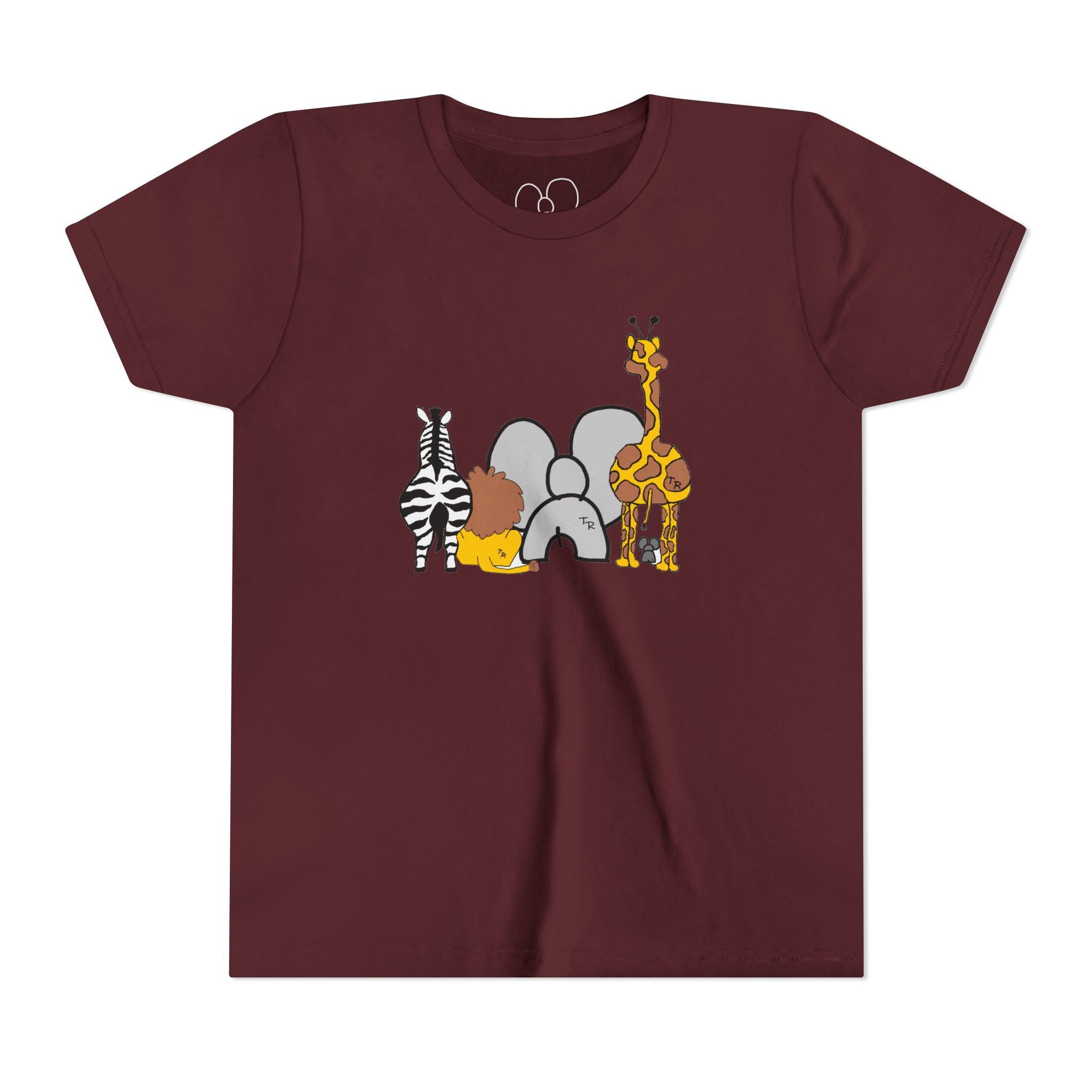 Youth Tee - Animals Front - Elephant
