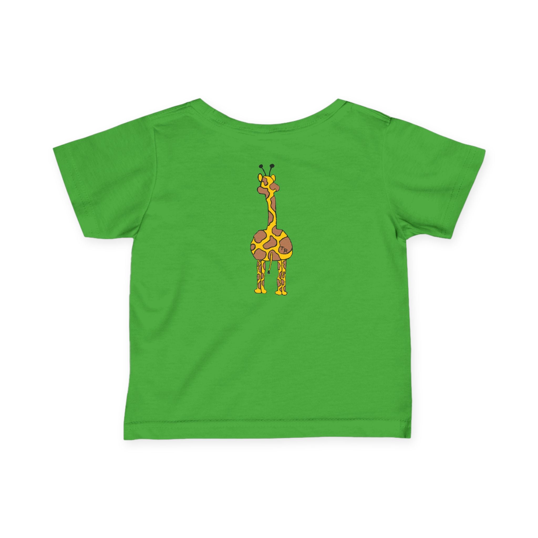 Baby/Infant Tee - Talleyrand Band front - Giraffe Back