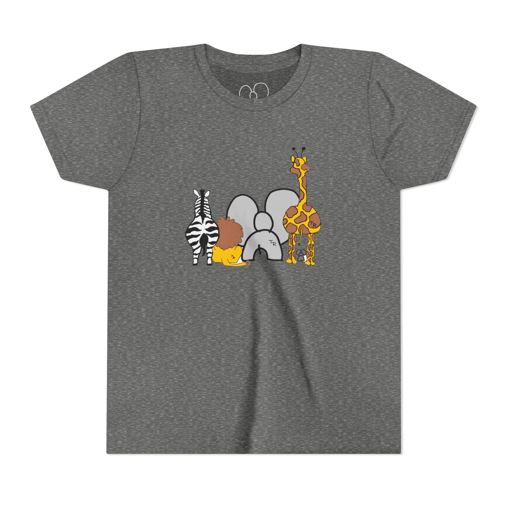 Youth Tee - Animals Front - Elephant