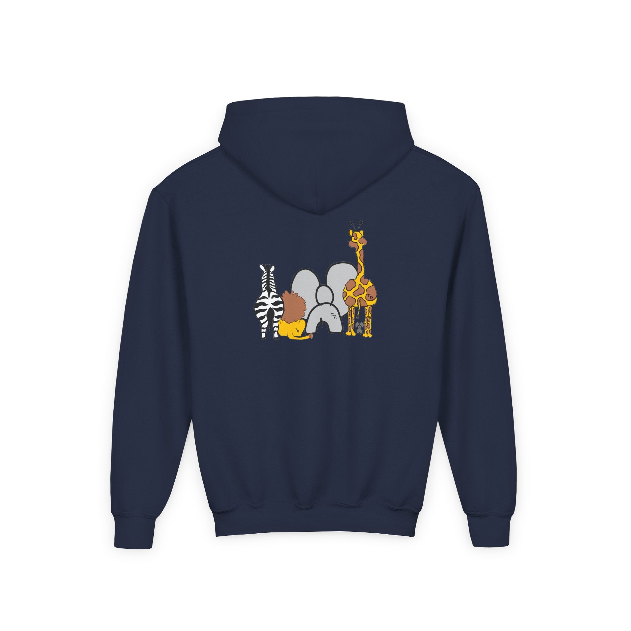 Youth Hoodie -TalleyRand Band Front/Animals Back