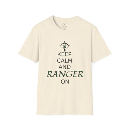 Relaxed Ranger Graphic T-Shirt with Inspiring Quote, Adventure Tee, Nature Lover Shirt, Gift for Outdoorsy Friends, Camping Apparel