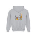 Youth Hoodie -TalleyRand Band Front/Animals Back