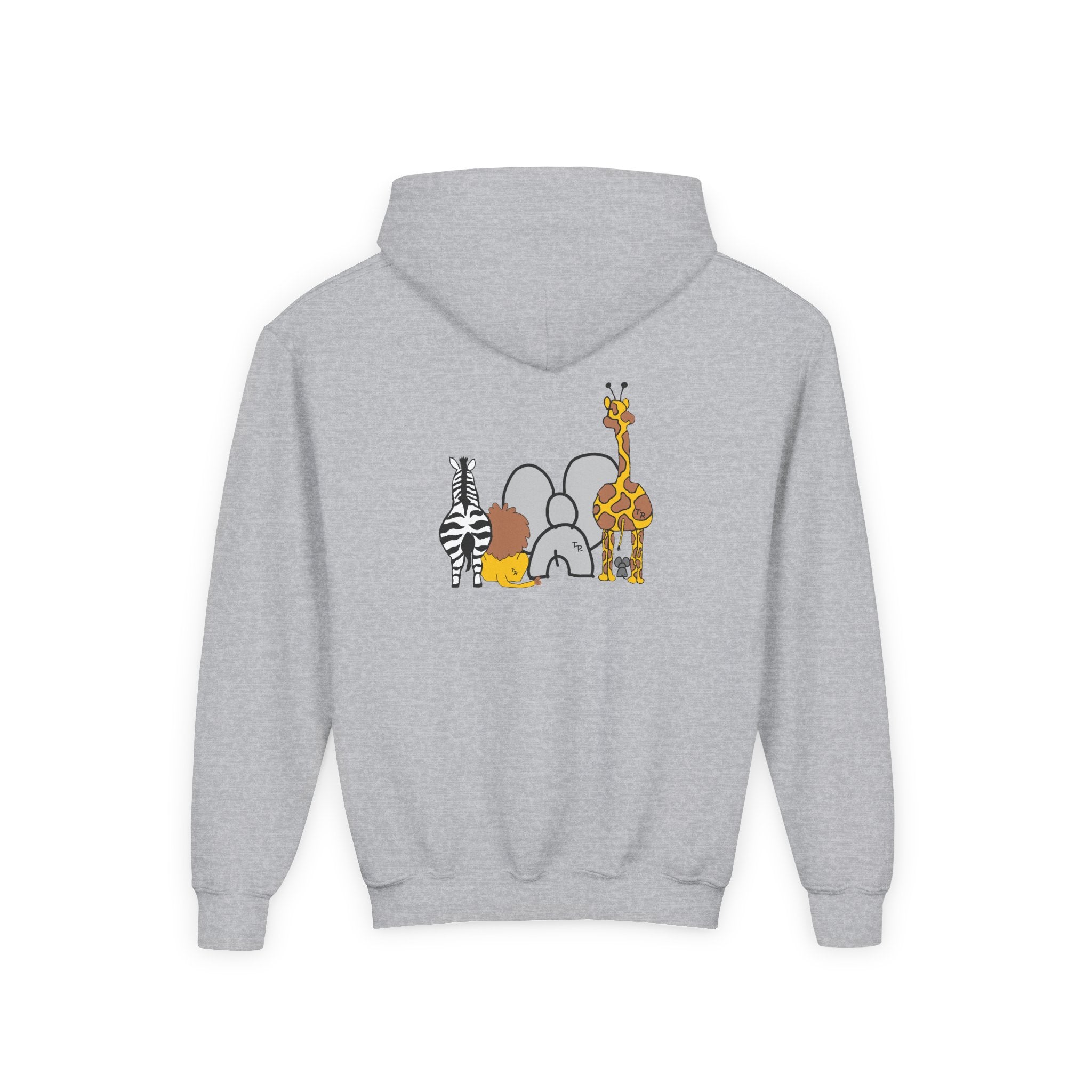 Youth Hoodie -TalleyRand Band Front/Animals Back