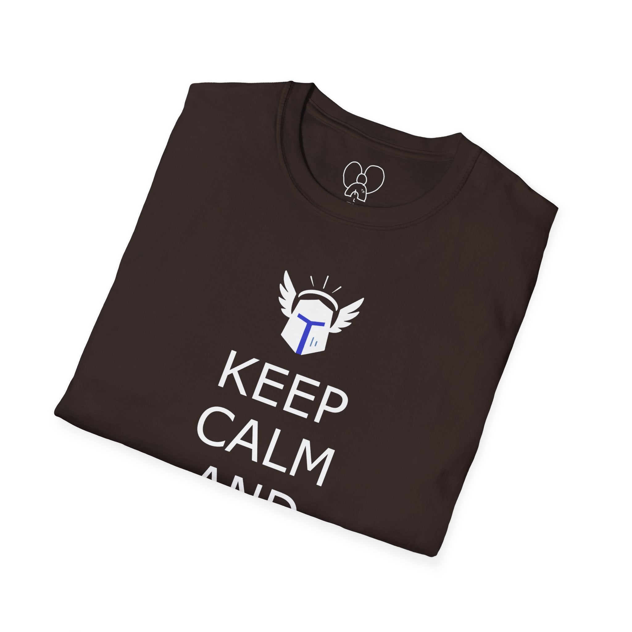 Keep Calm and Paladin On T-Shirt, Unisex Gaming Tee