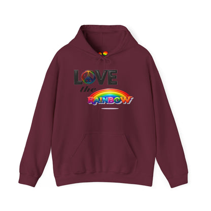 Rainbow Love Peace Hoodie