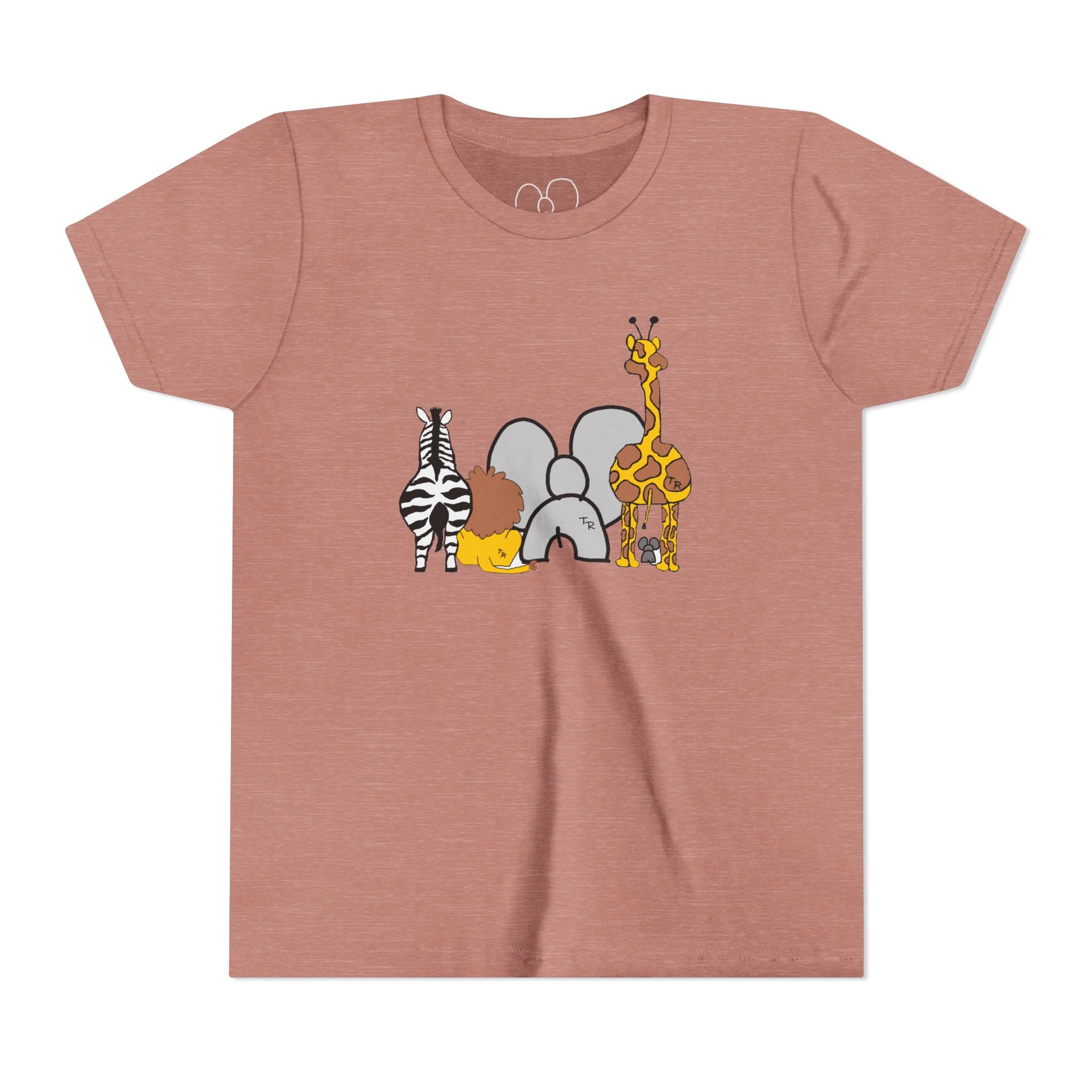 Youth Tee - Animals Front - Elephant