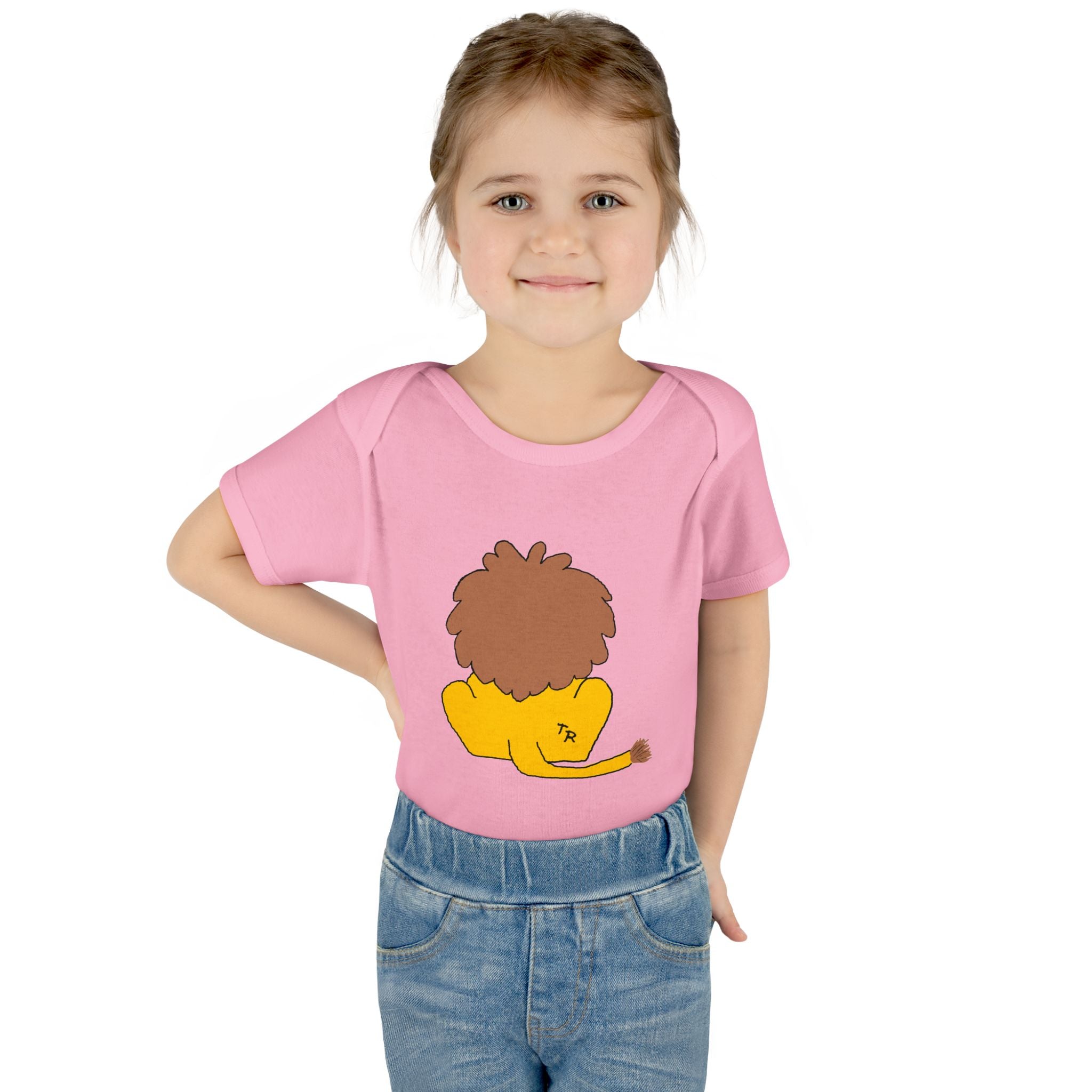 Infant Baby Rib Bodysuit - Lion