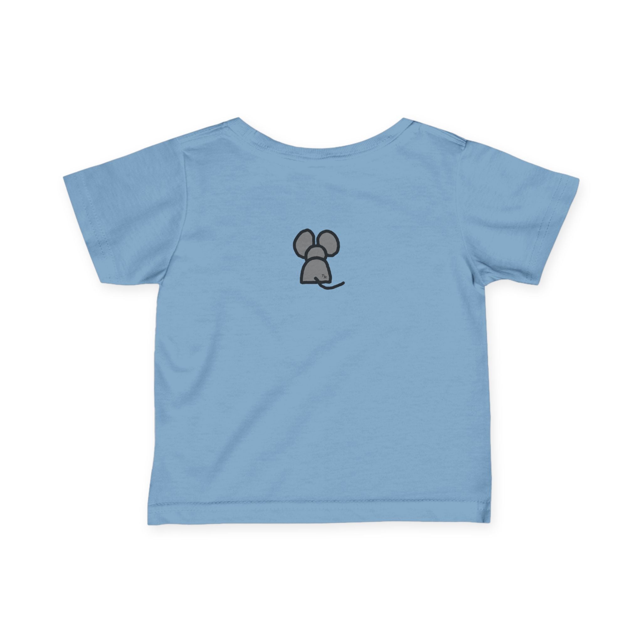 Infant Fine Jersey Tee Talleyrand Band Front and Mouse back