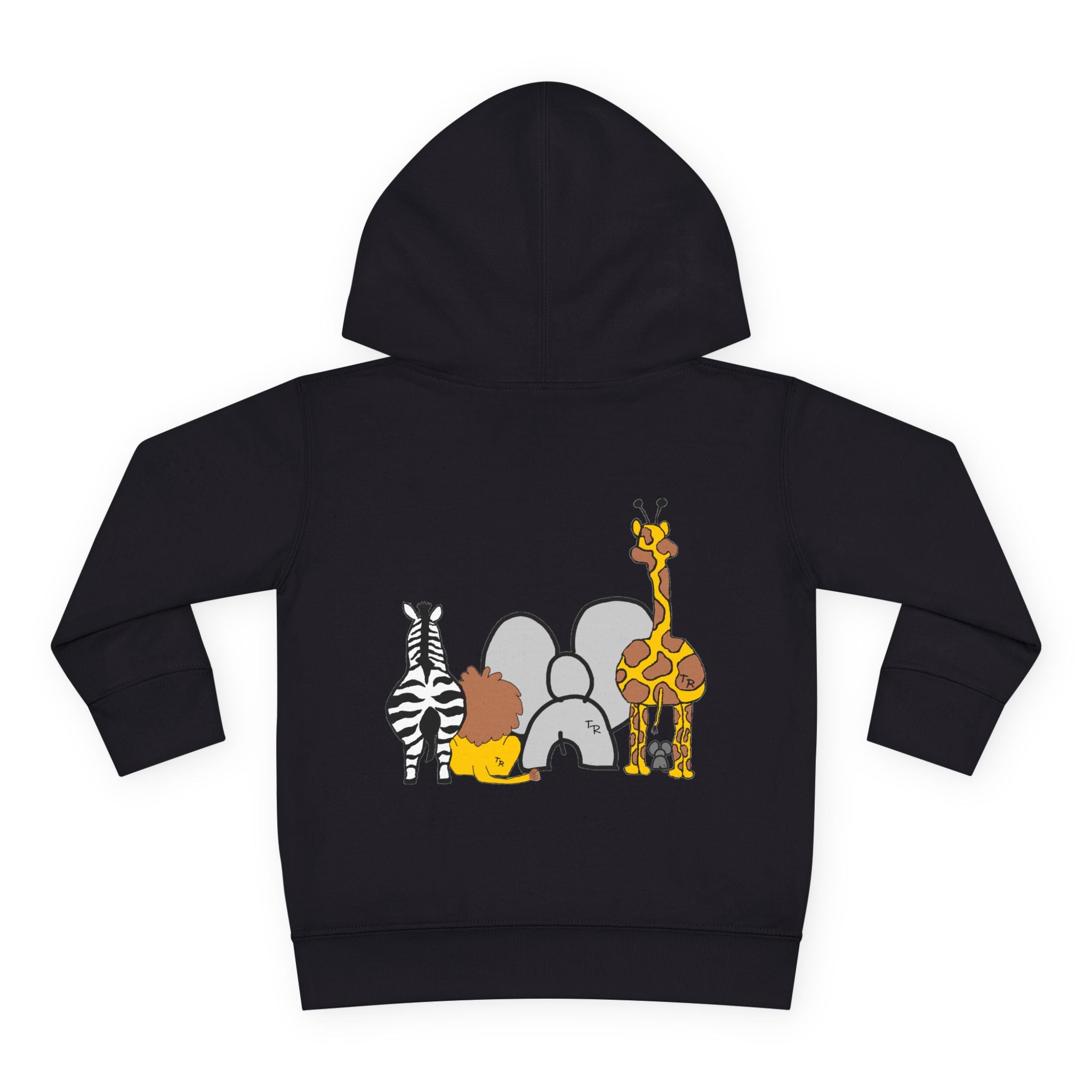 Kids Fleece Hoodie - TalleyRand Band Print Front - Stick Together Fam Back