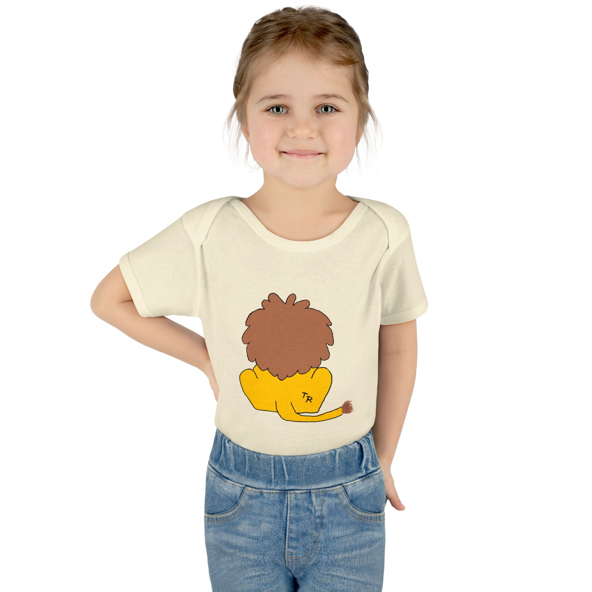 Infant Baby Rib Bodysuit - Lion