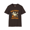 Halloween Boo Sheet T-Shirt, Unisex Softstyle Tee, Funny Halloween Shirt, Fall Festive Apparel, Ghost Themed Gift