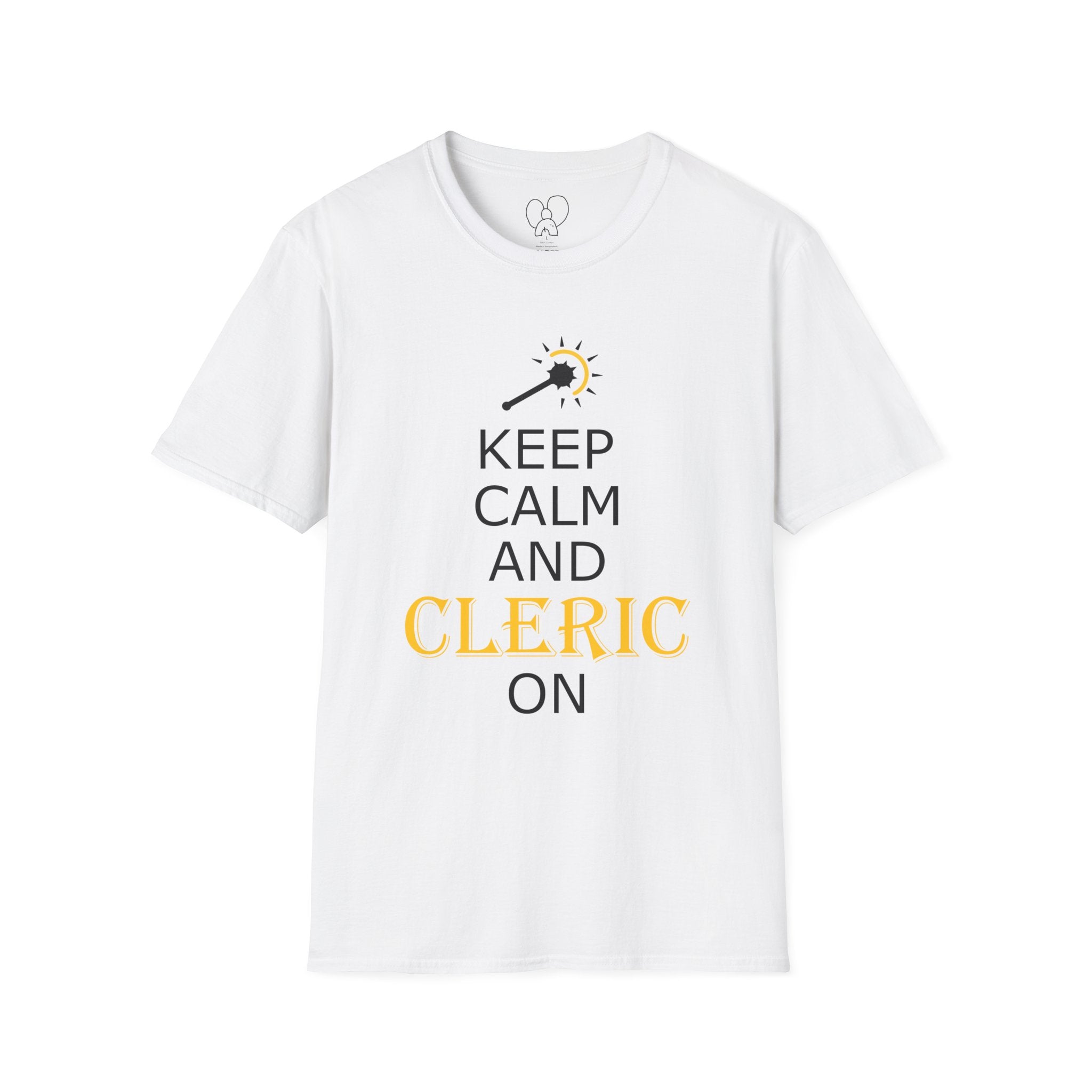 Keep Calm and Cleric On T-Shirt, Unisex