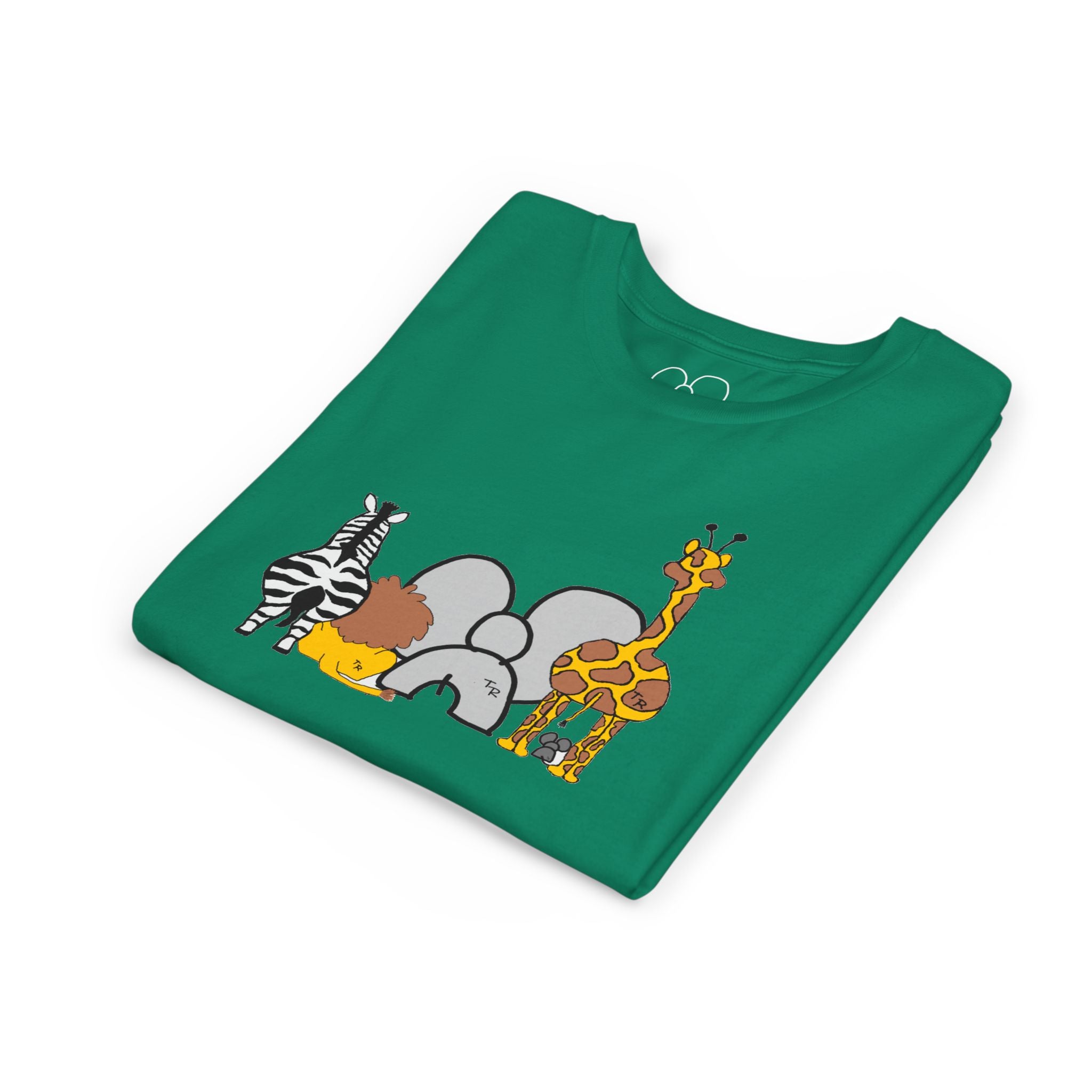 Youth Tee - Animals Front - Elephant