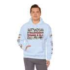 Talleyrand Band Hooded Sweatshirt Text Front/ picture back and picture sleeves