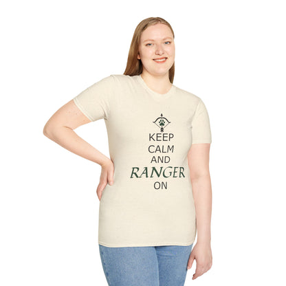 Relaxed Ranger Graphic T-Shirt with Inspiring Quote, Adventure Tee, Nature Lover Shirt, Gift for Outdoorsy Friends, Camping Apparel