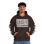 Talleyrand Band Hooded Sweatshirt Text Front/ picture back and picture sleeves