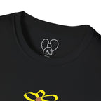 Unisex Softstyle T-Shirt with 'Miss You, Love You' Floral Design - Perfect for Gifts, Casual Wear, Friendship, Love