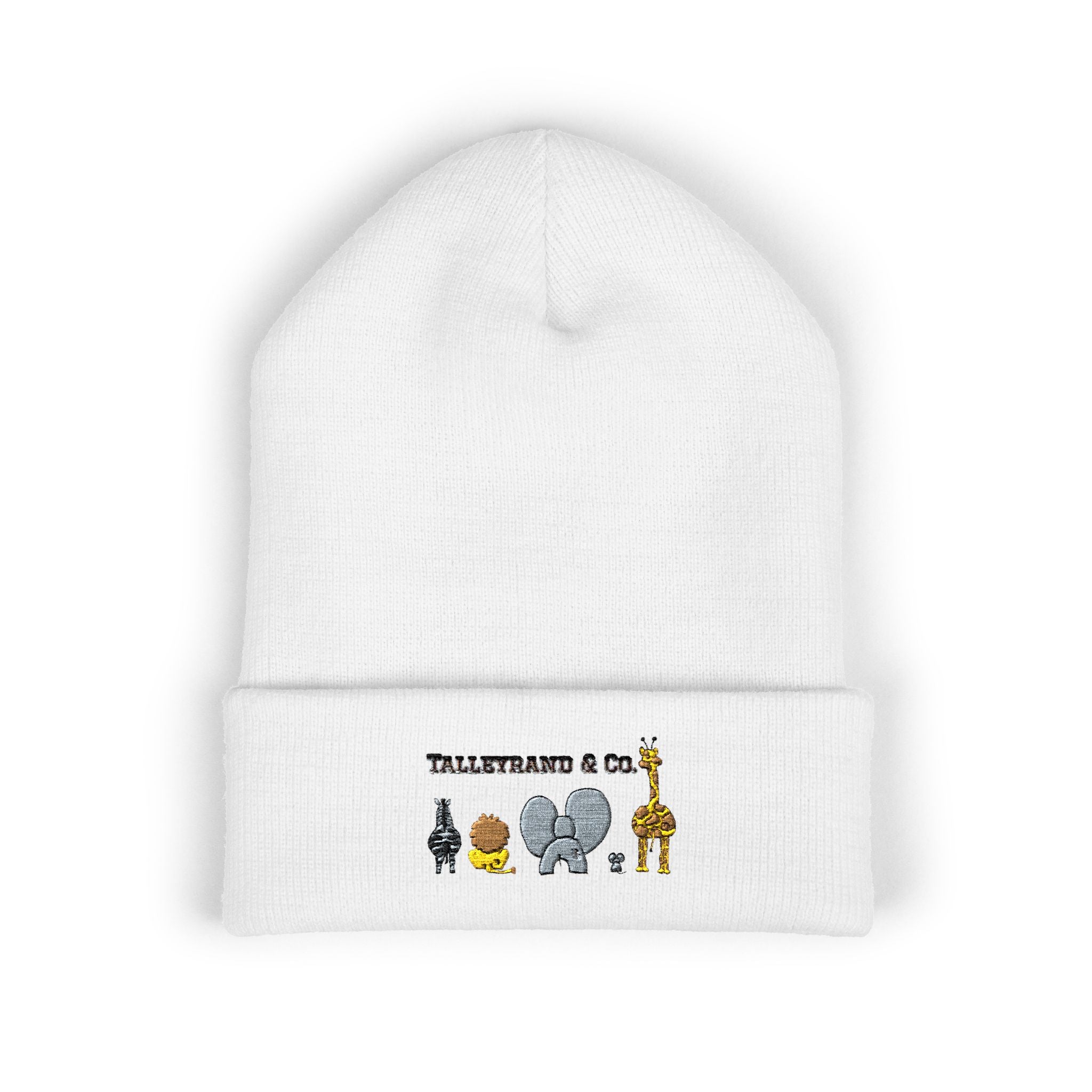 Embroidered Beanie - Talleyrand Animals