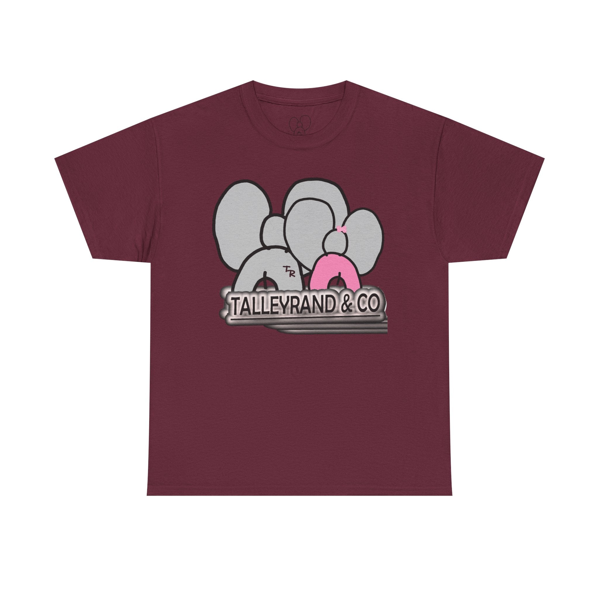 Elephant Crew Graphic Tee — TalleyRand & Co. Cute Pink Accent