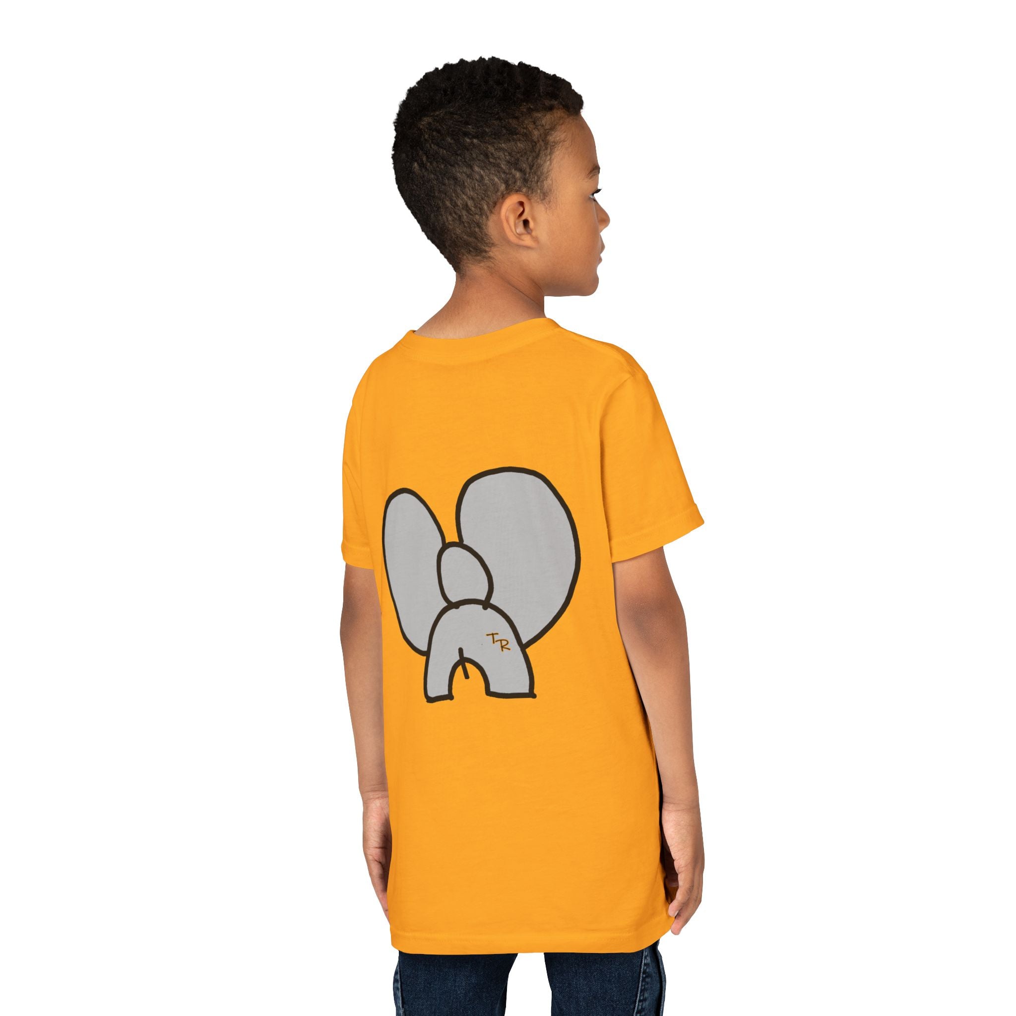 Youth Tee - Animals Front - Elephant