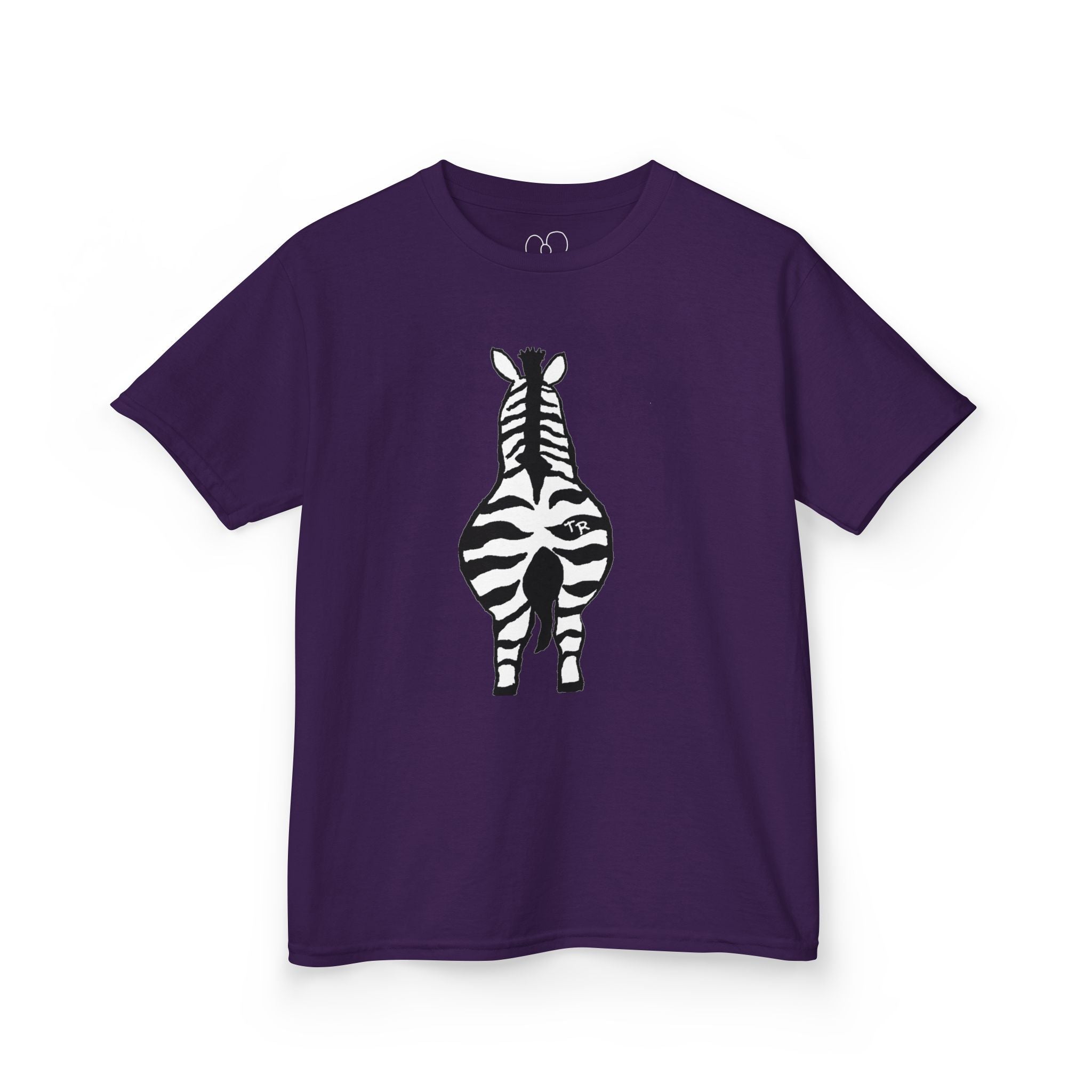 Talleyrand Bands Youth T-shirt with Zebra print front.