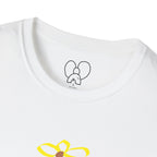 Unisex Softstyle T-Shirt with 'Miss You, Love You' Floral Design - Perfect for Gifts, Casual Wear, Friendship, Love