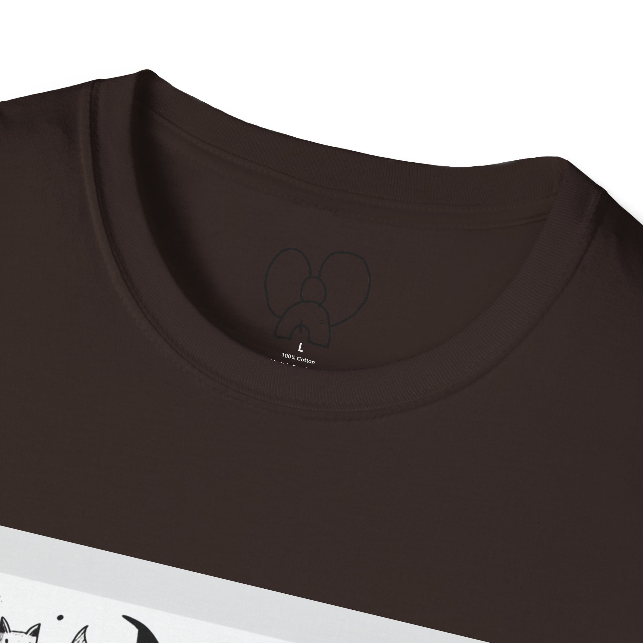 Cute Cartoon Characters Unisex T-Shirt, Graphic Tee, Fun Gift for Kids, Comfortable Apparel, Halloween, Birthday Shirt