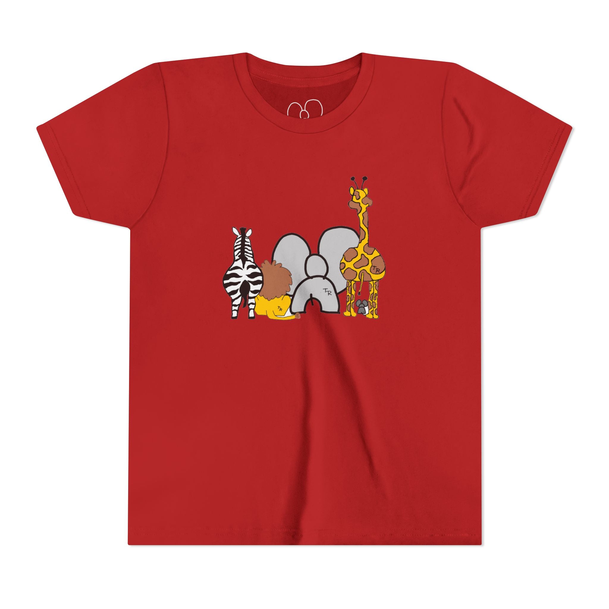 Youth Tee - Animals Front - Elephant