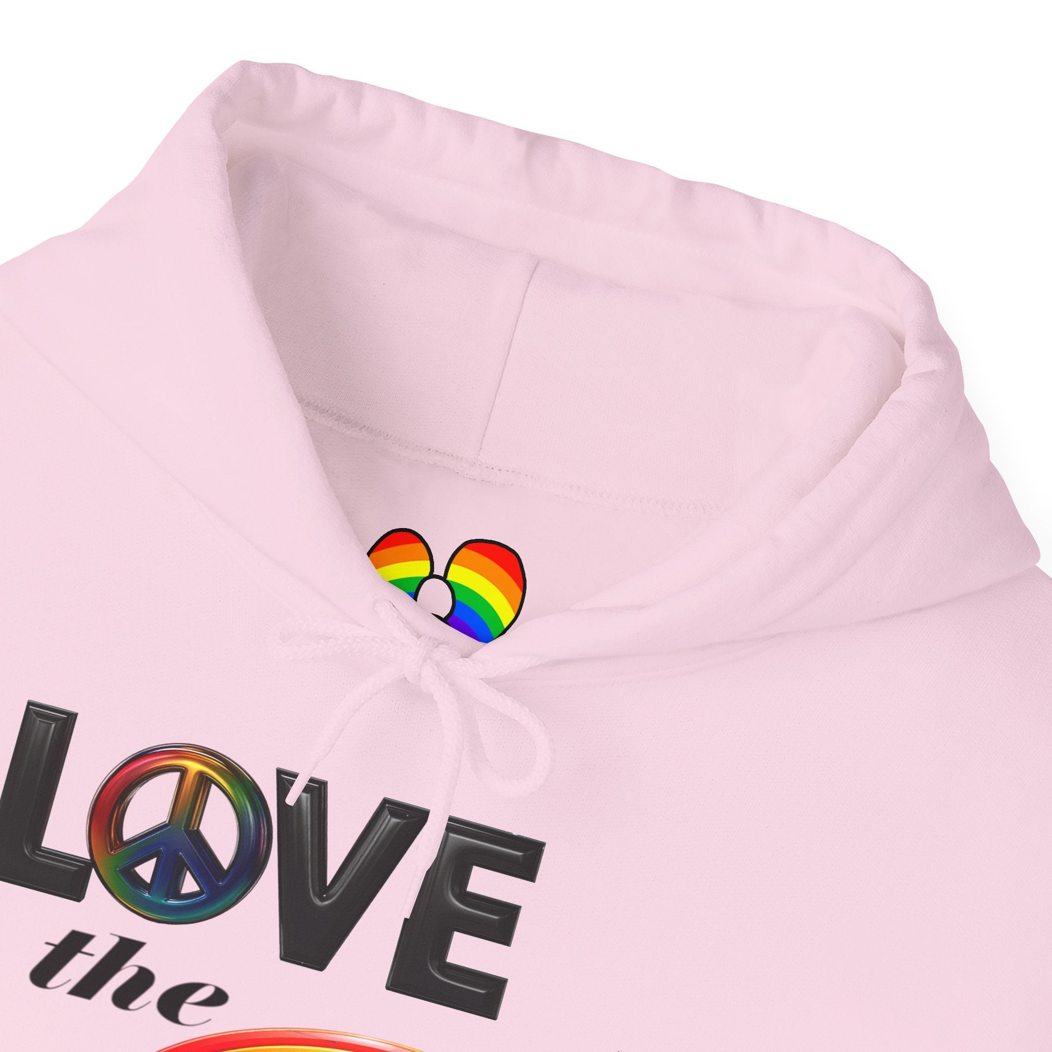 Rainbow Love Peace Hoodie
