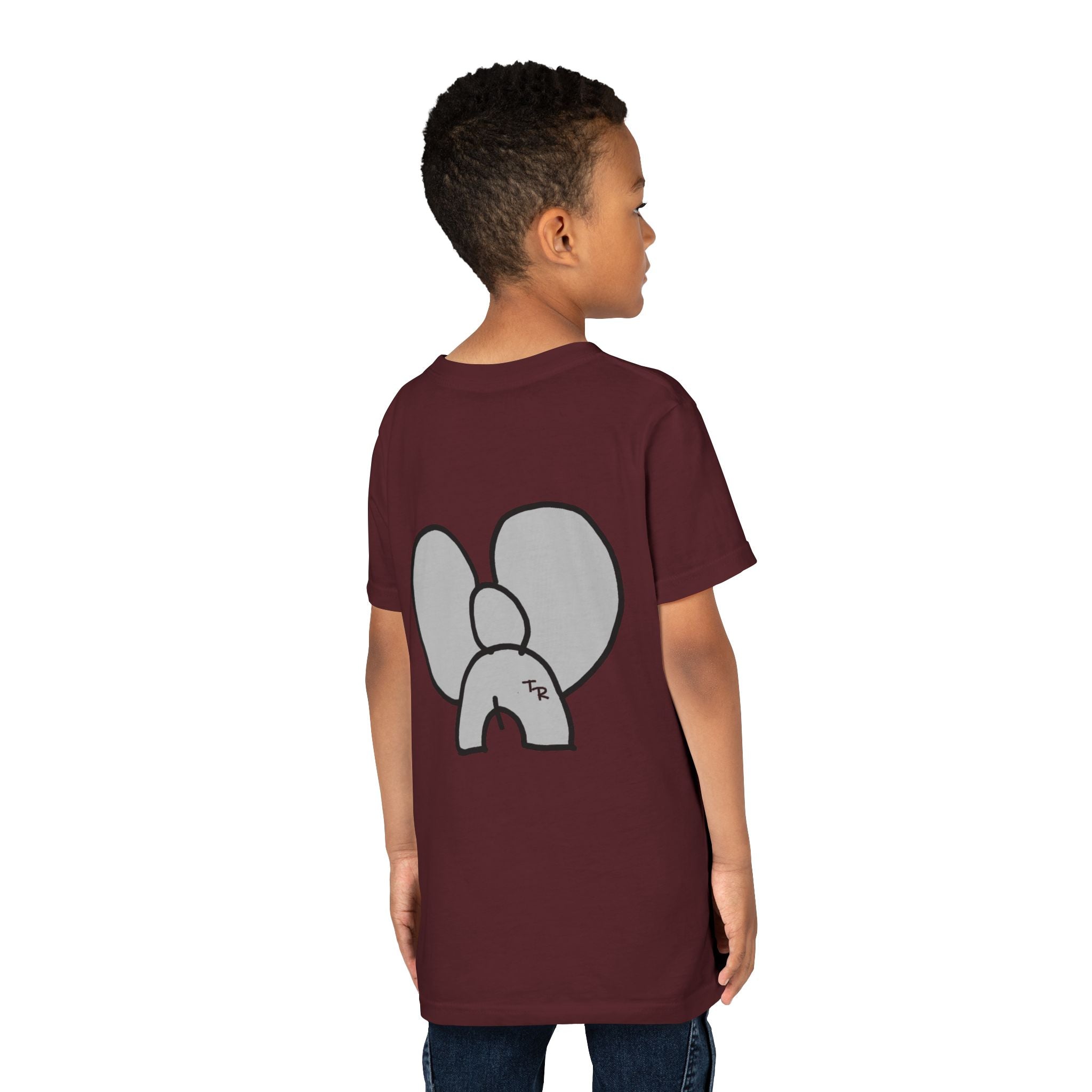 Youth Tee - Animals Front - Elephant