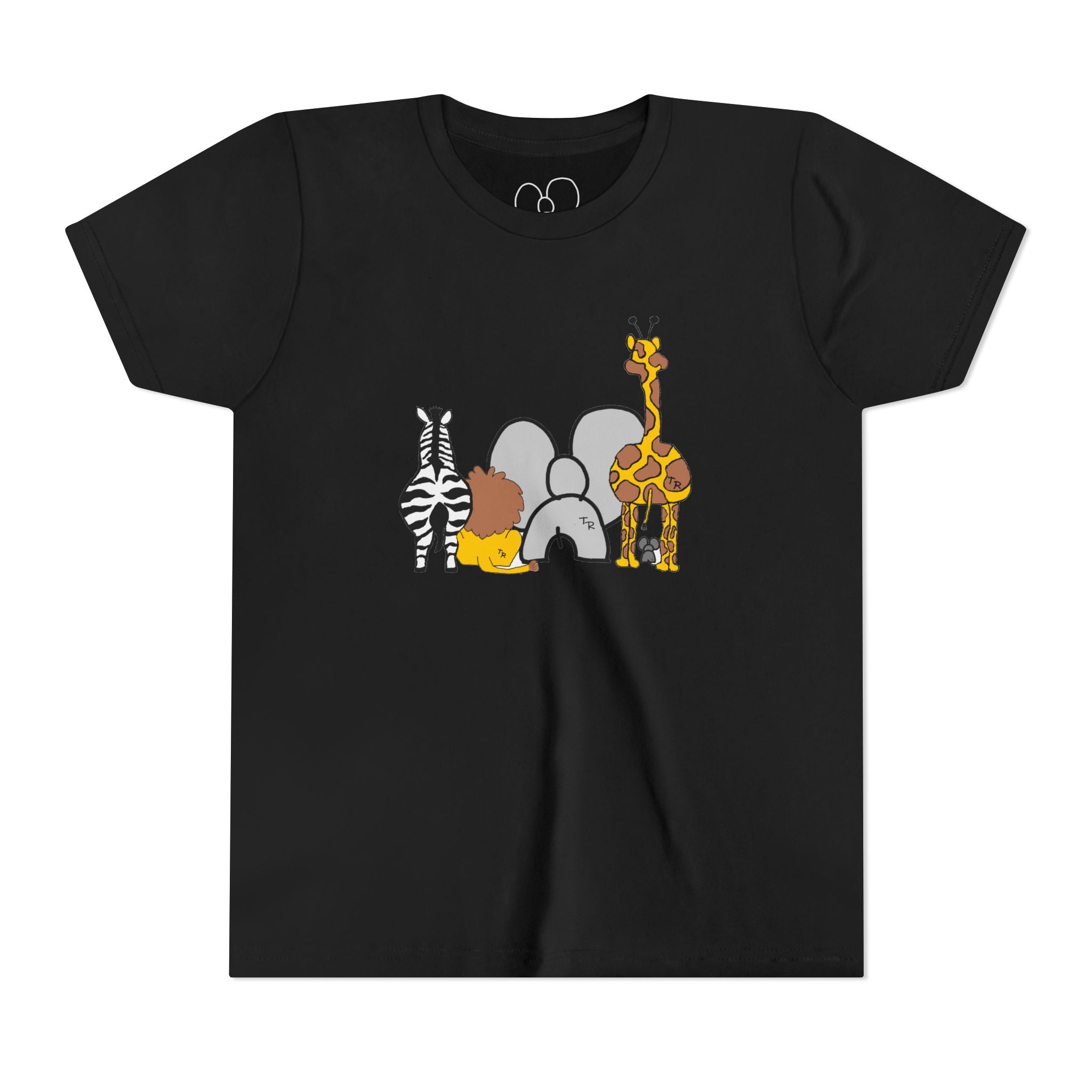 Youth Tee - Animals Front - Elephant