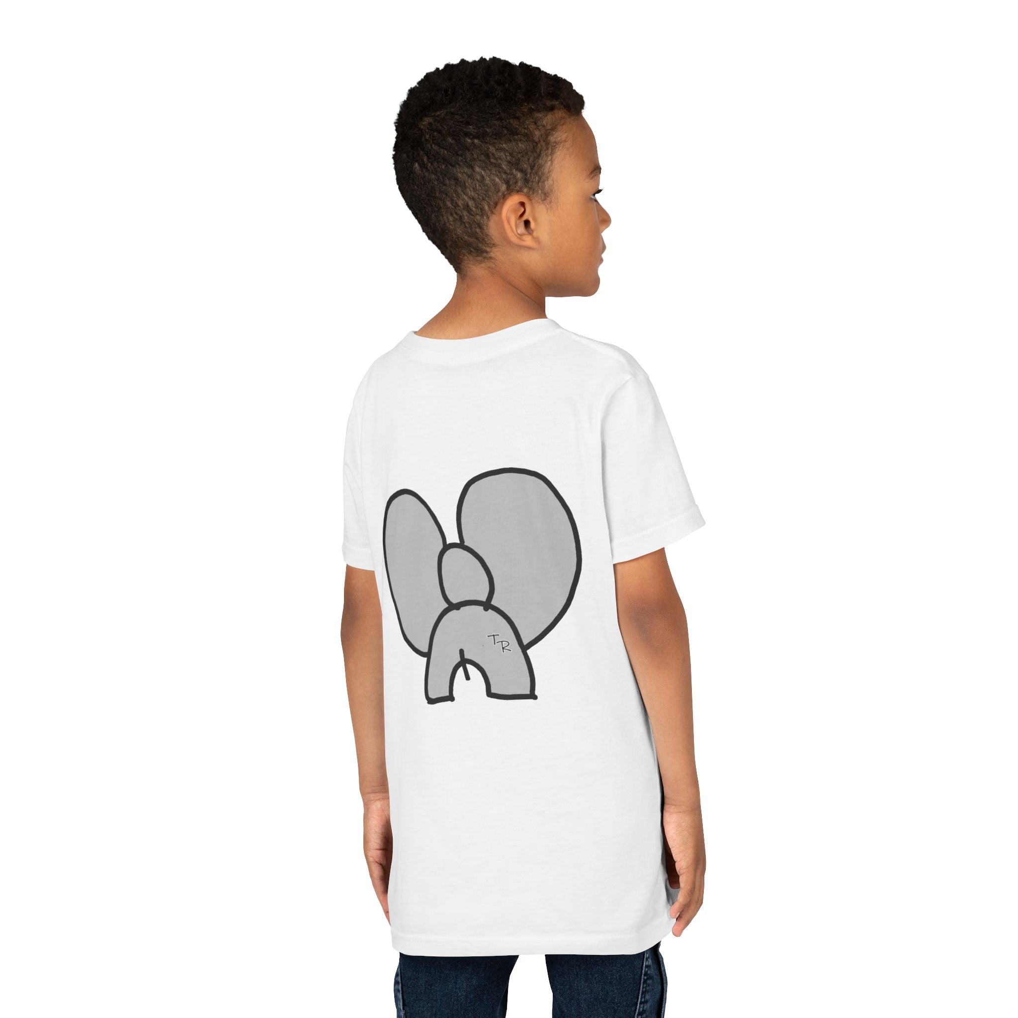 Youth Tee - Animals Front - Elephant
