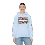 Talleyrand Band Hooded Sweatshirt Text Front/ picture back and picture sleeves
