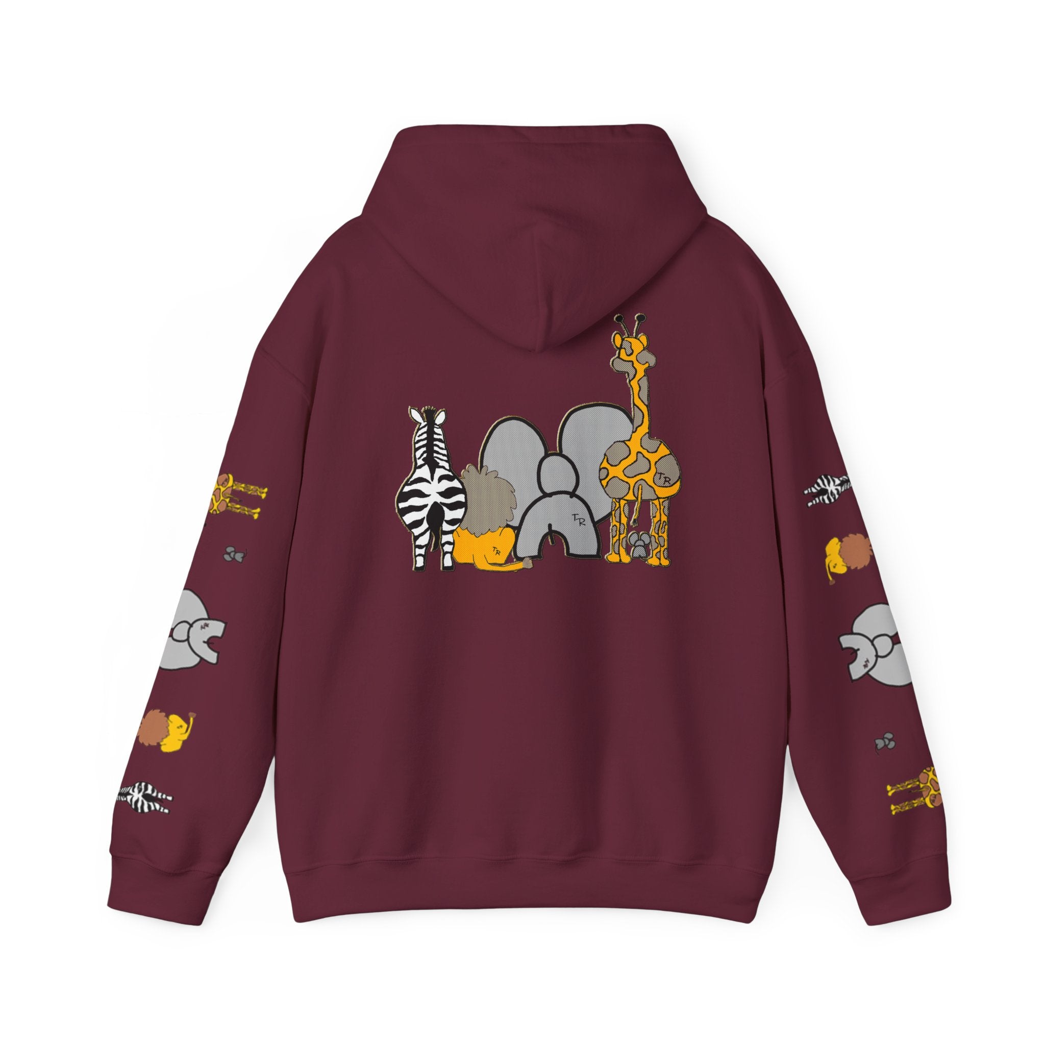 Talleyrand Band Hooded Sweatshirt Text Front/ picture back and picture sleeves