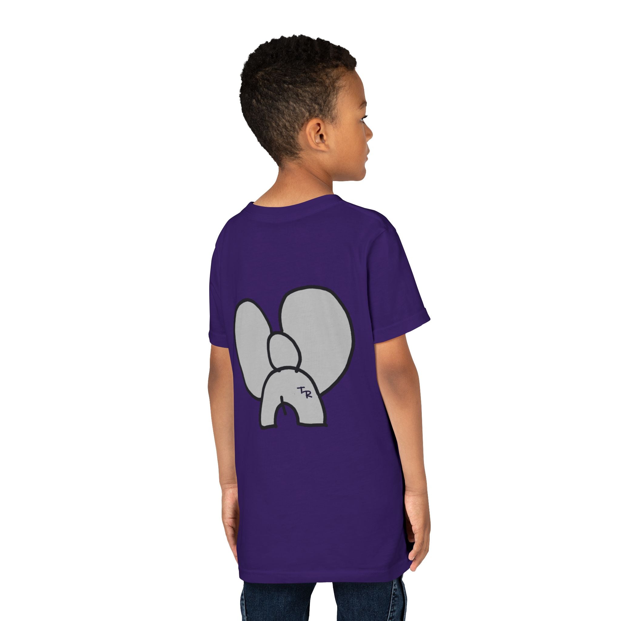 Youth Tee - Animals Front - Elephant