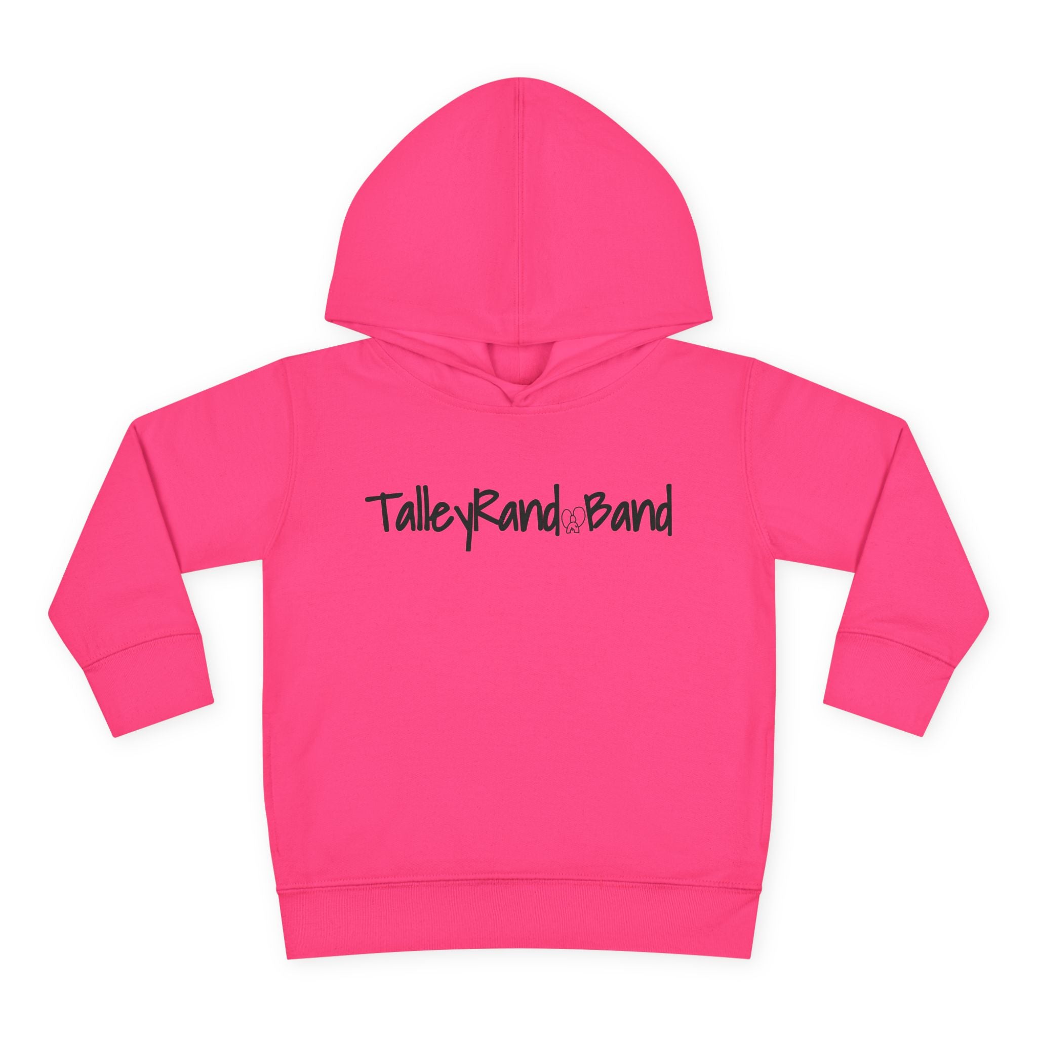 Kids Fleece Hoodie - TalleyRand Band Print Front - Stick Together Fam Back