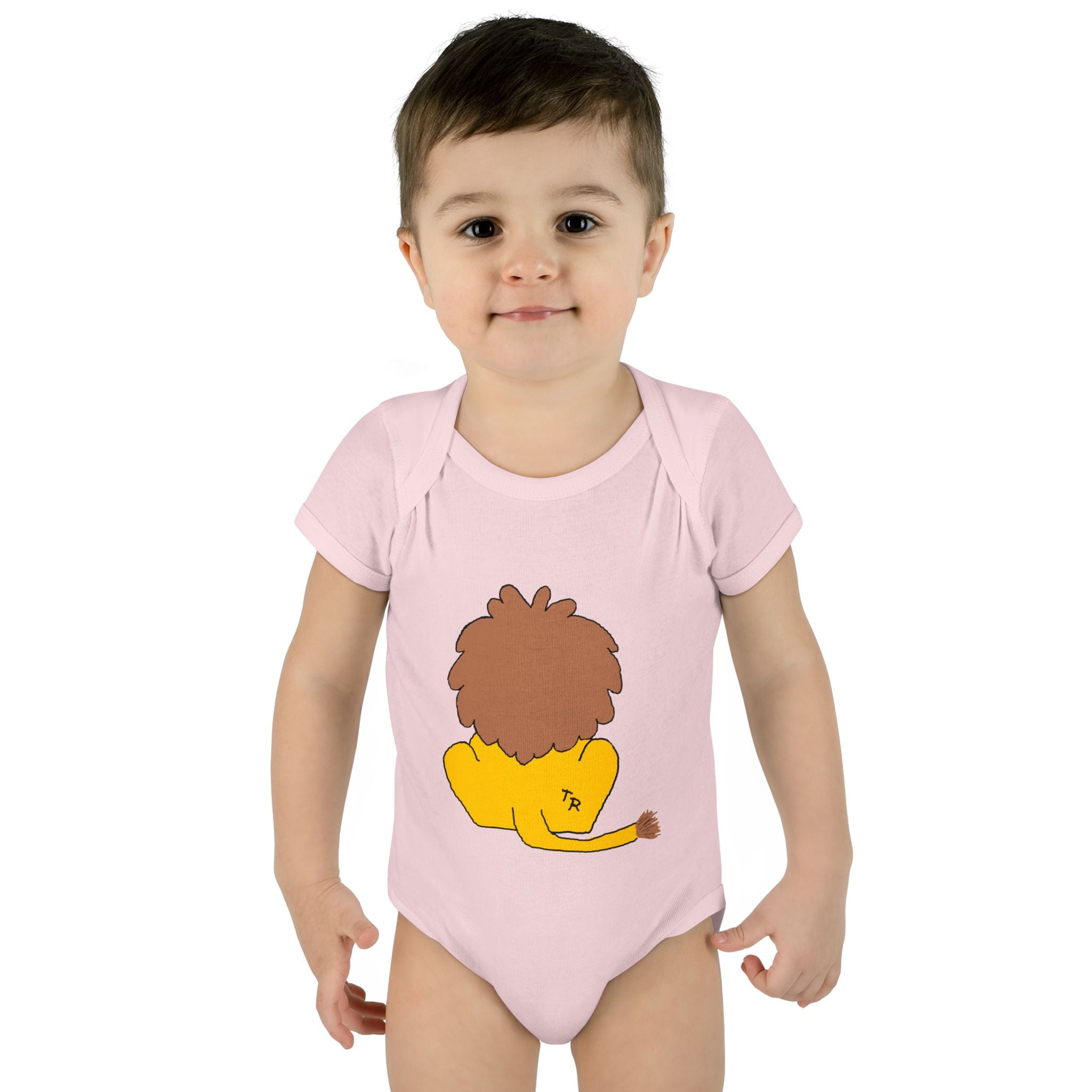 Infant Baby Rib Bodysuit - Lion