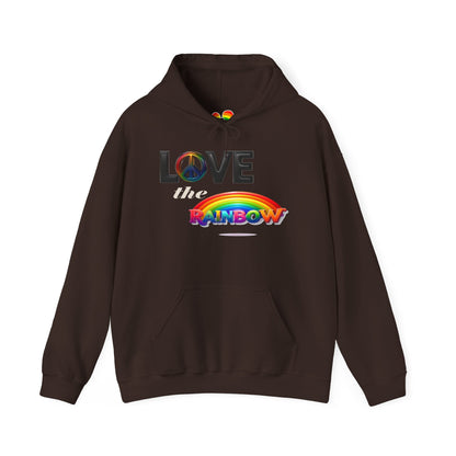 Rainbow Love Peace Hoodie