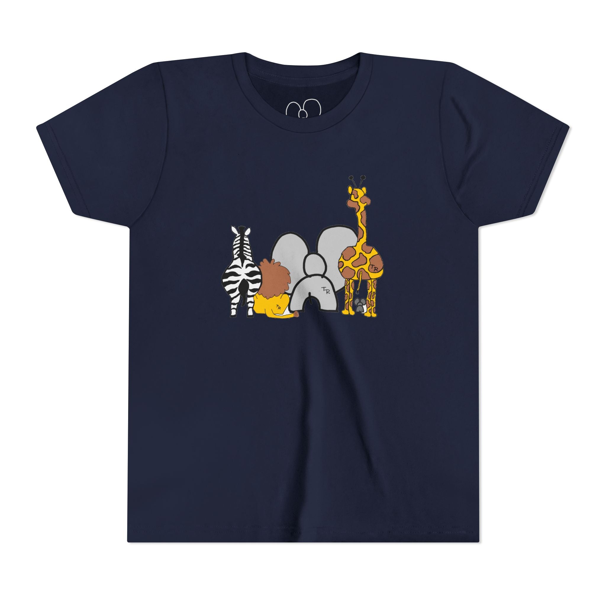 Youth Tee - Animals Front - Elephant
