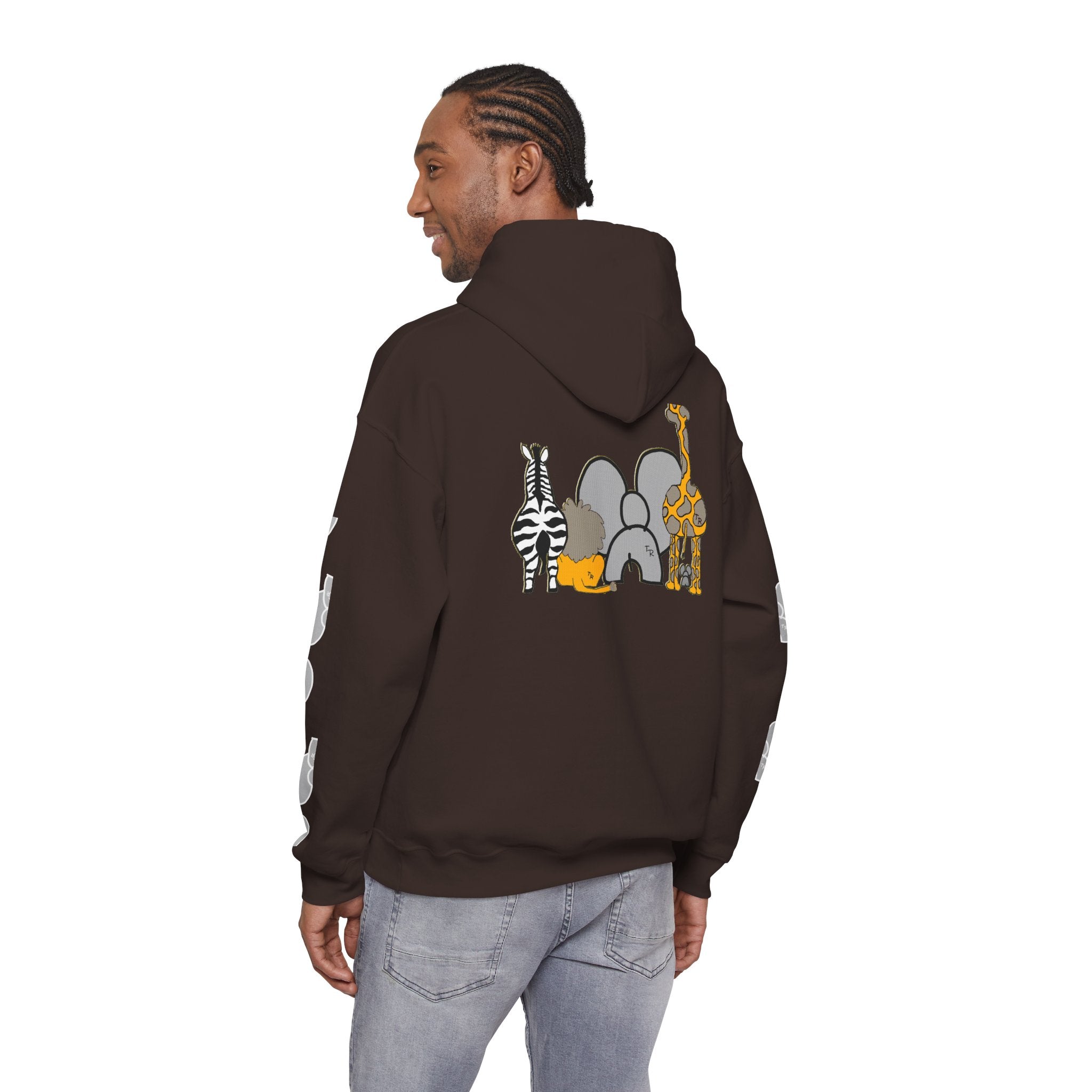 Talleyrand Band Hooded Sweatshirt Text Front/ picture back and picture sleeves